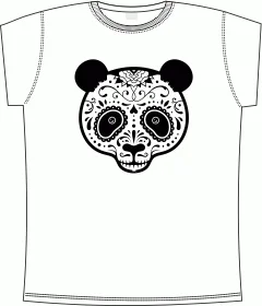 panda tatoo white 